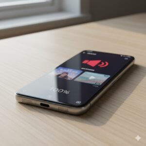 Ilustrasi HP Oppo dengan suara kecil meski volume sudah maksimal