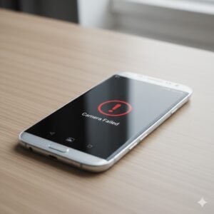 Ilustrasi HP Samsung yang tidak bisa mengambil foto karena error kamera