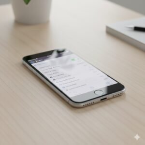 Ilustrasi iPhone yang tidak bisa melakukan panggilan telepon dengan status jaringan hilang