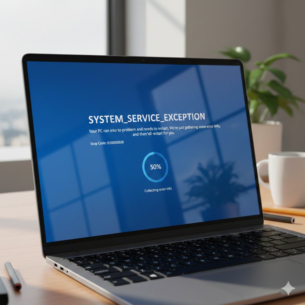 10 Trik Mengatasi Blue Screen System Service Exception 2026