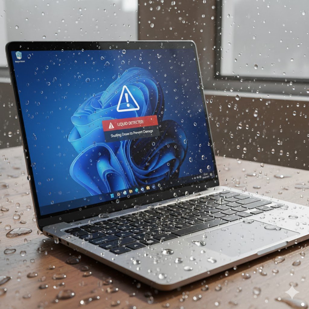 Computer Photo Image Raining Laptops 15 Cara Ampuh Menangani Laptop Kena Air Hujan 2026