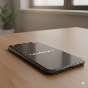 Ilustrasi ponsel gagal melakukan panggilan meskipun memiliki pulsa cukup