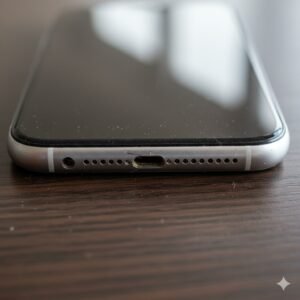 Ilustrasi speaker HP rusak akibat benturan atau jatuh