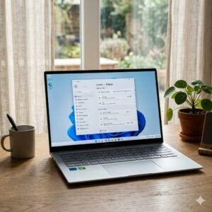 Ilustrasi kursor laptop ASUS yang hilang akibat pengaturan atau driver bermasalah