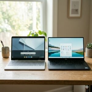 Perbandingan Chromebook dan laptop dengan sistem operasi yang berbeda