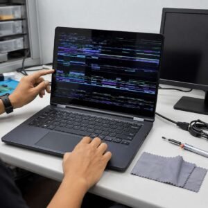 cara mengatasi layar laptop glitch