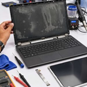 lcd laptop kemasukan air